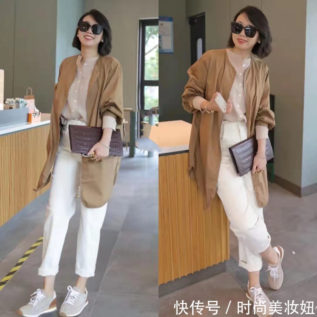 教科书|教科书级别的“显瘦”穿搭，124斤梨形身材，照穿优雅又养眼