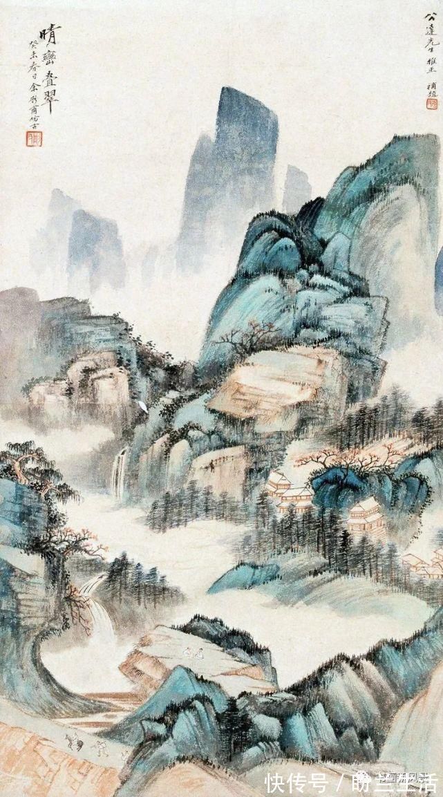 雄健|这位大家的山水,既雄健大气,又平和神清!