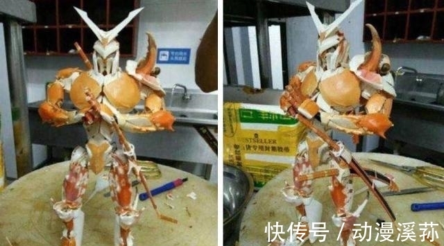 坦克|前有手工大佬用蟹壳拼机器人,今有日本网友用螃蟹设计坦克