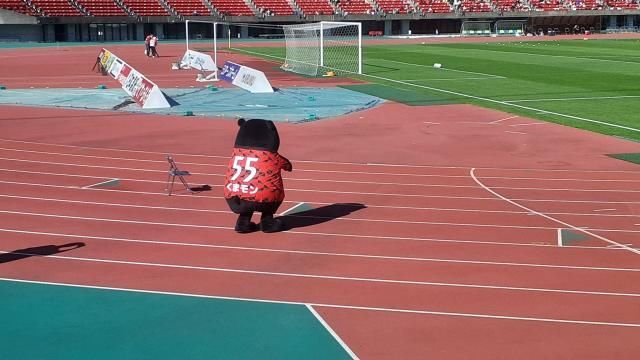 小姐姐|萌萌萌！熊本熊观战日本联赛最后一个比赛日