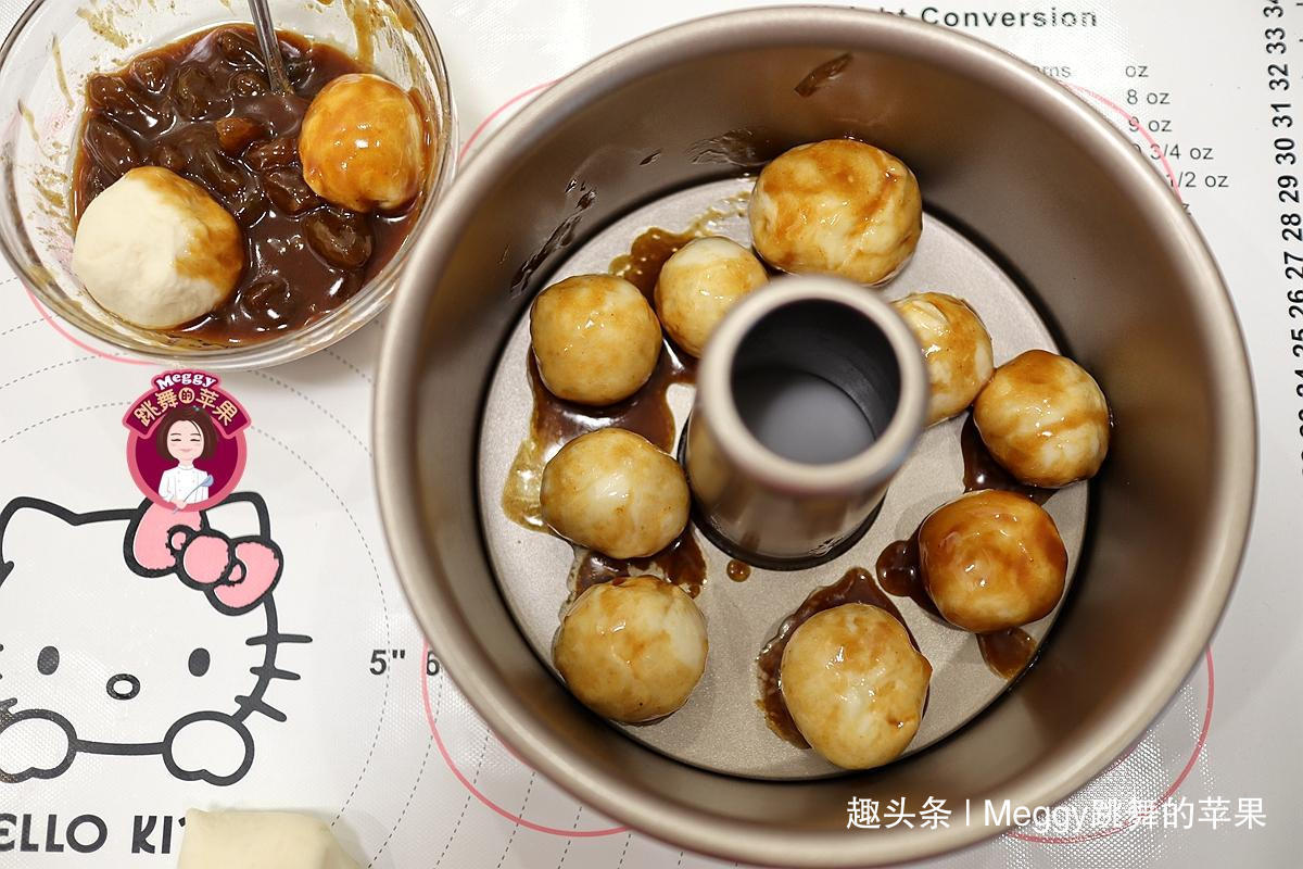 教你做个猴子面包，1口1个不用擀面，全身裹满糖浆，看着就想吃