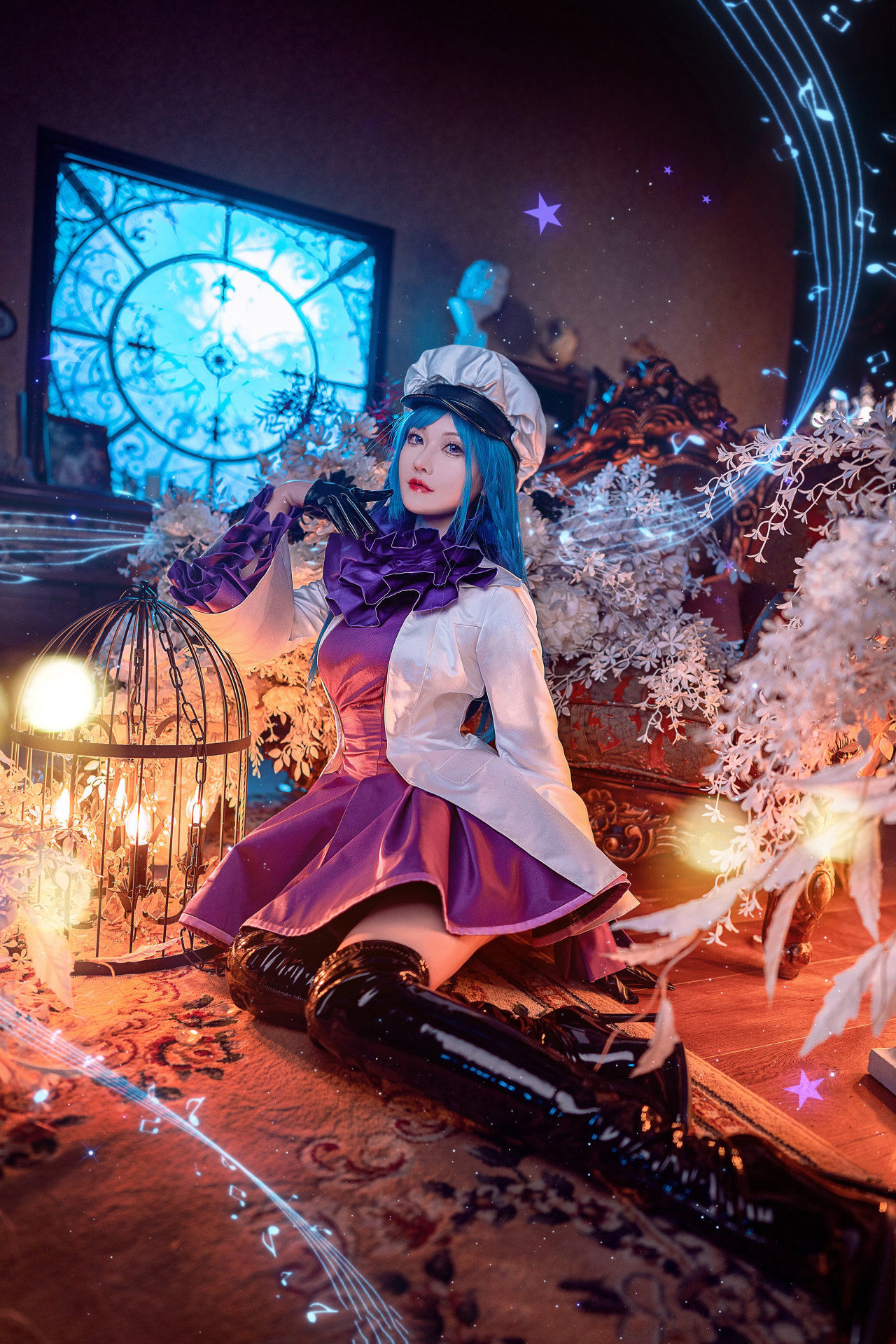 博丽灵梦cosplmusedash &东方project，玛莉嘉&博丽灵梦cosplay