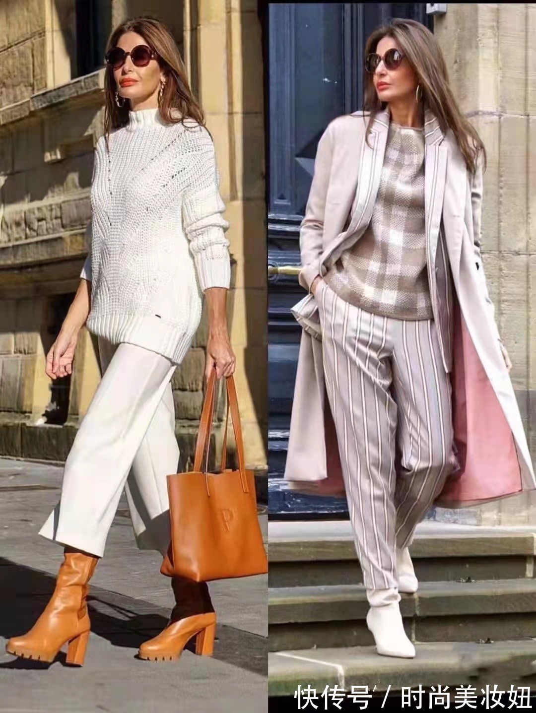 高跟鞋|这才是“无龄感”穿搭,从30岁到60岁都可以,简洁又高级