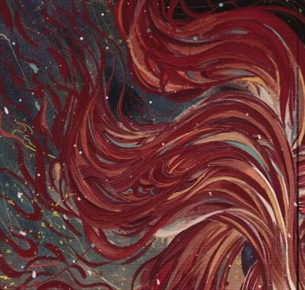 网络|90后小姐姐自学绘画,靠画“神仙狐鬼”爆红网络,圈粉60万