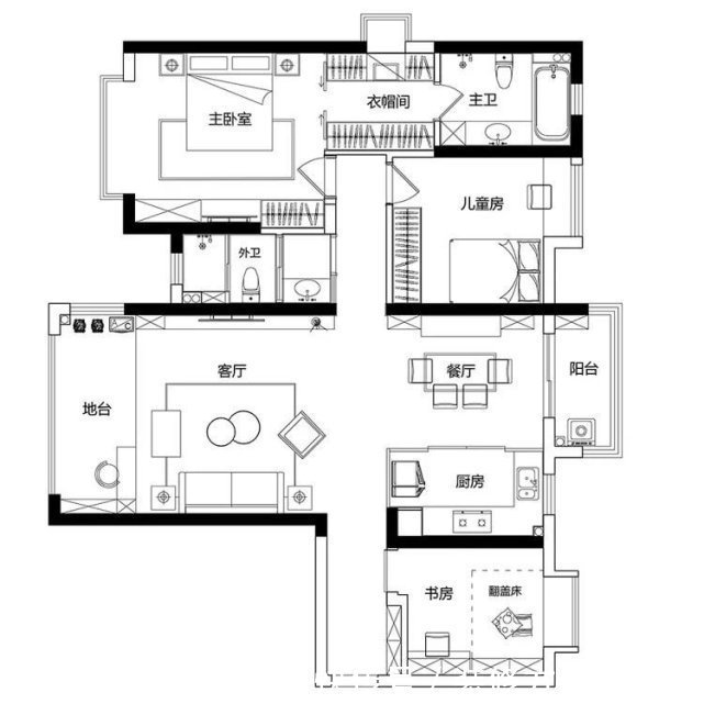 餐厅|116㎡时尚北欧风,清新配色超漂亮,把生活过成诗!
