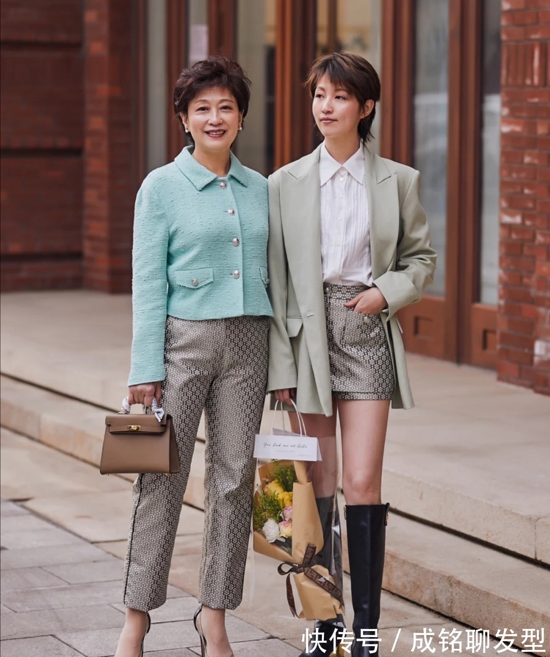 腰带|体型“微胖”的中老年妈妈们,最好别穿得太紧身,显胖又没品位