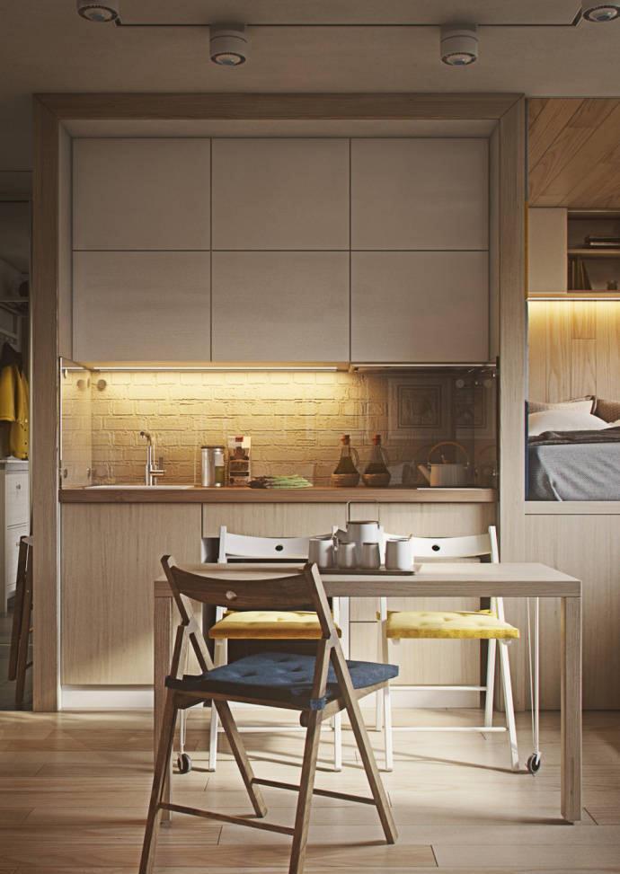 收纳|32平米的小蜗居,单身人士的福利,装修设计时尚大气,颜值爆表