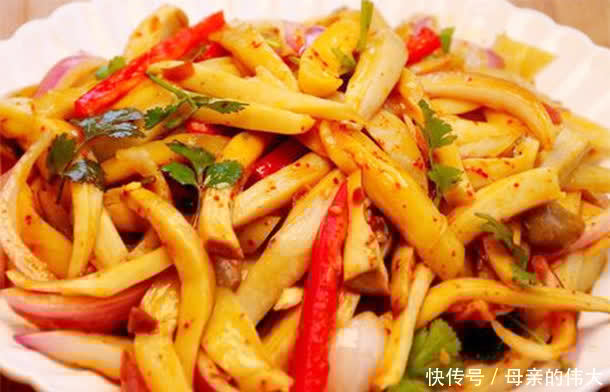 春季孩子吃的菌菇菜，凉拌更好吃，补钙补锌促发育，一盘不够吃