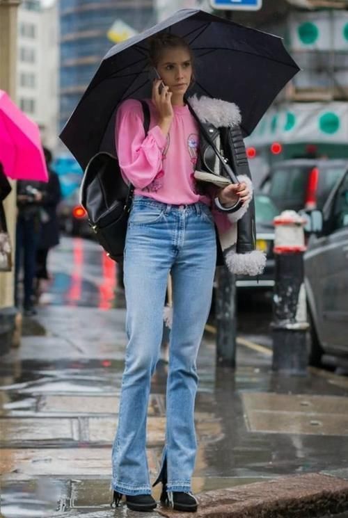 阔腿裤已过时,现在潮人们都在穿“括号裤”,不仅显高还贼能瘦腿