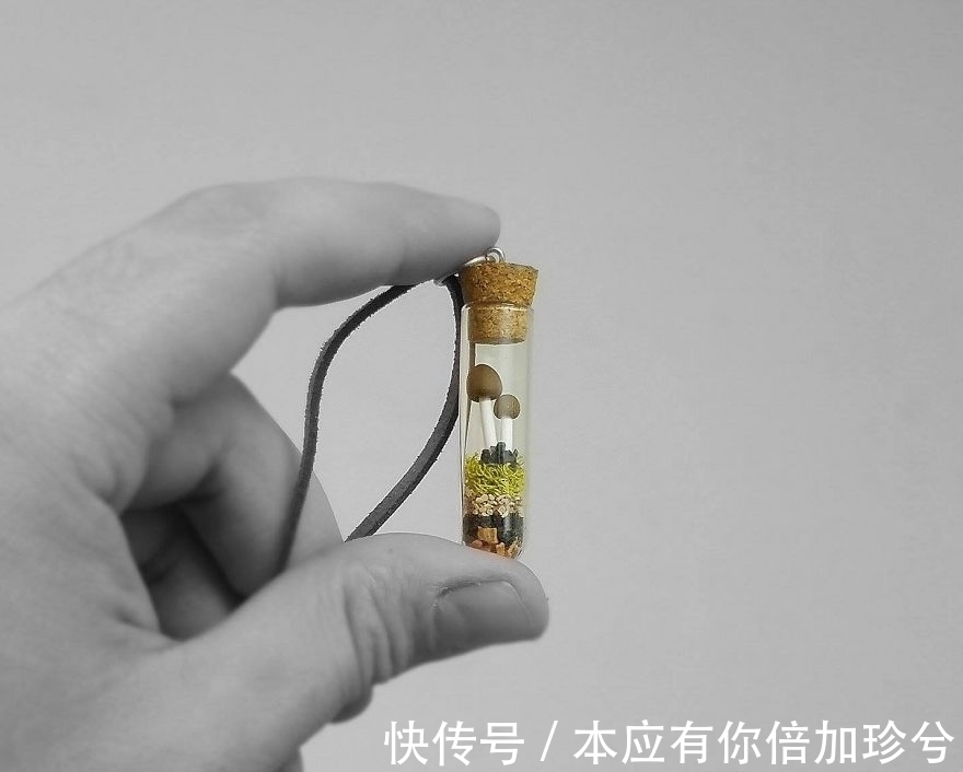 蘑菇|可爱的迷你蘑菇吊坠