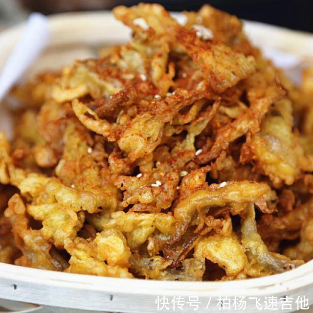 面糊|干炸蘑菇,香酥美味,下酒好菜