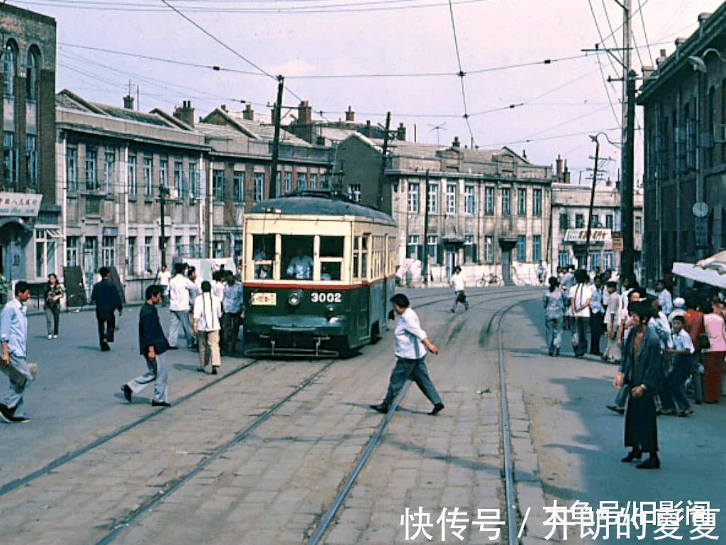 有轨电车|老照片 有轨电车长期存在的城市, 大连1983年