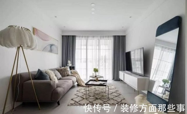 二居室|88平大风二居室,大面积留白+皇家蓝让整个空间简单且不失精致