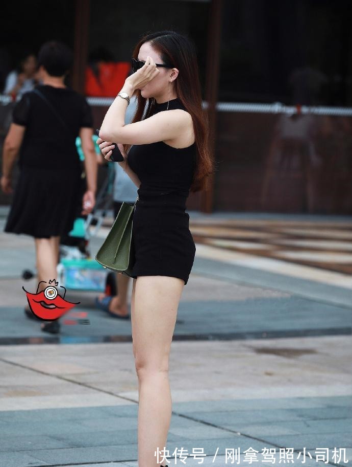 辣妈 街拍 心宽提不胖, 辣妈美得很到位!