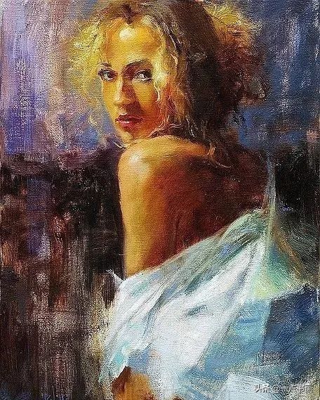 宁静|这组油画，美轮美奂，光影掌握得真好