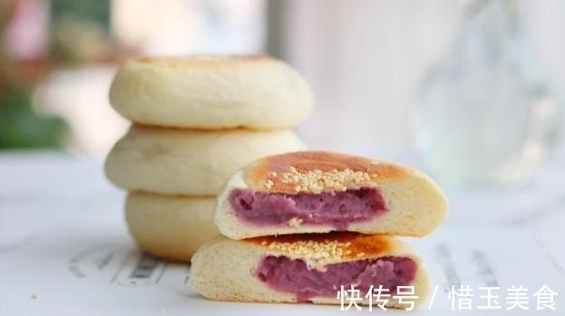 面包机|日式香芋饼，蒸完揉成泥，裹上面粉压成型，还用得着去买？