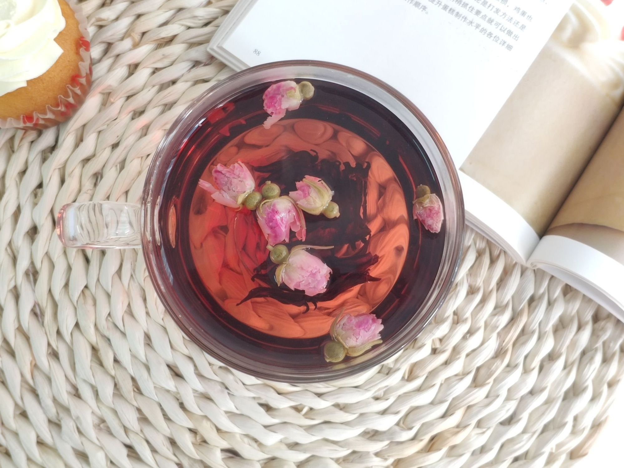 洛神花|玫瑰和它一起喝，喝完睡得香了，气色好了，妈妈直说年轻好几岁！