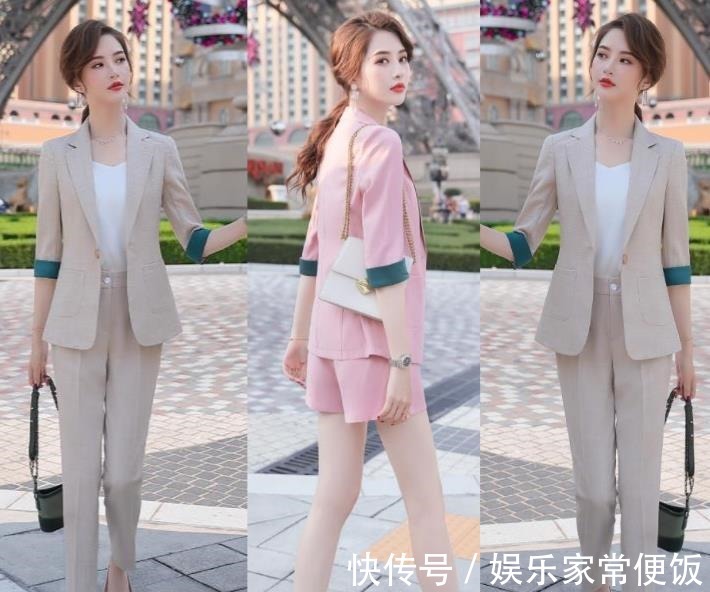 西装 穿西装不要只会配西装裤学这位博主的“高级”穿搭，优雅又干练！