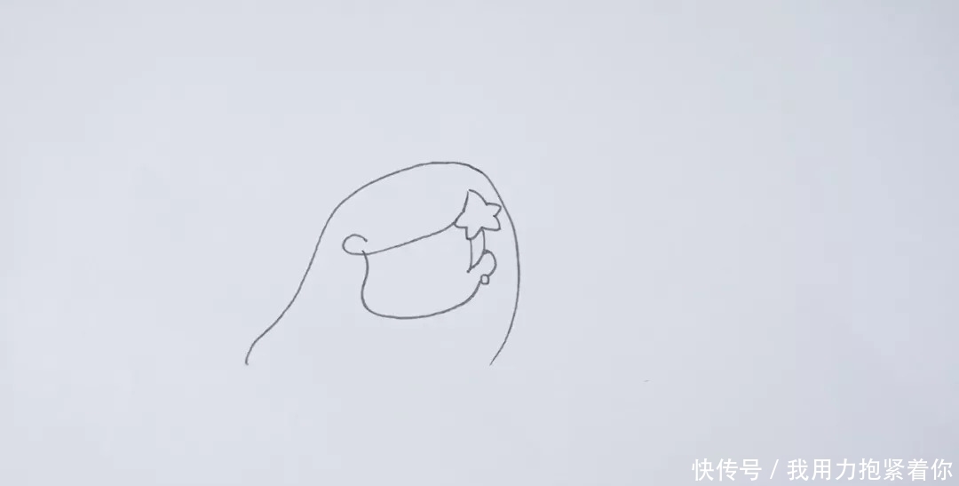 简笔画|简笔画:美人鱼,五分钟学会,卡通人物