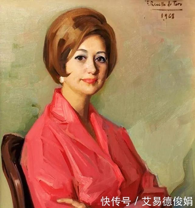 马拉加#他被指定为西班牙国王和王后的肖像画官方画师，擅长画美人