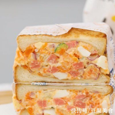 三明治|减肥期必吃的营养早餐三明治，超好吃