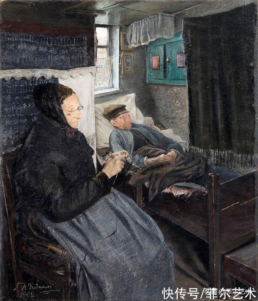 罗斯基勒·峡湾的夏日&丹麦不止有艺术大师哈默修依,画家LA Ring开创了象征主义的绘画