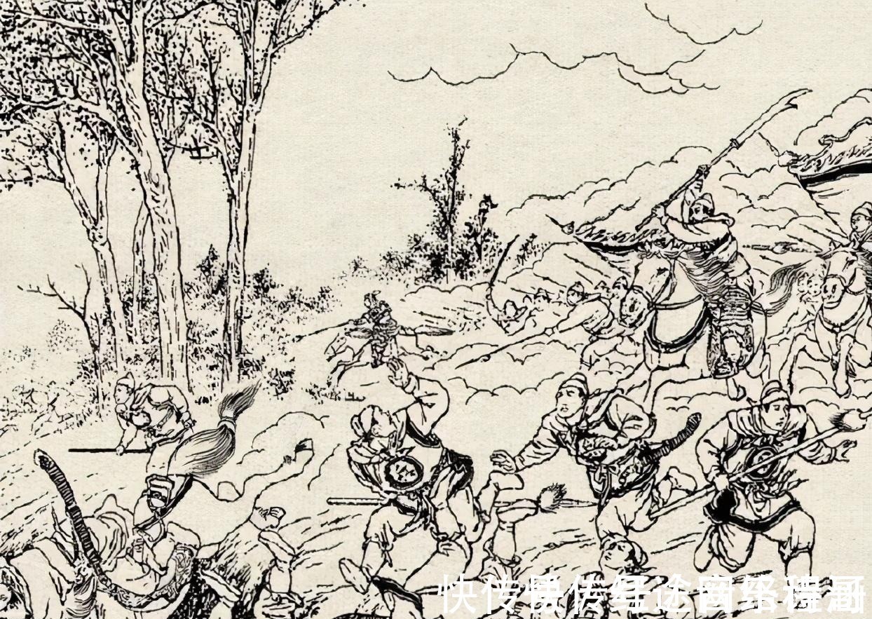 水浒@水浒连环画之《曾头市》,刀马人物精彩传神,令人叫绝