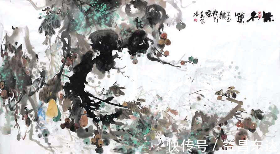 国画#闲抛闲掷野藤中,野藤系列国画欣赏,望喜欢