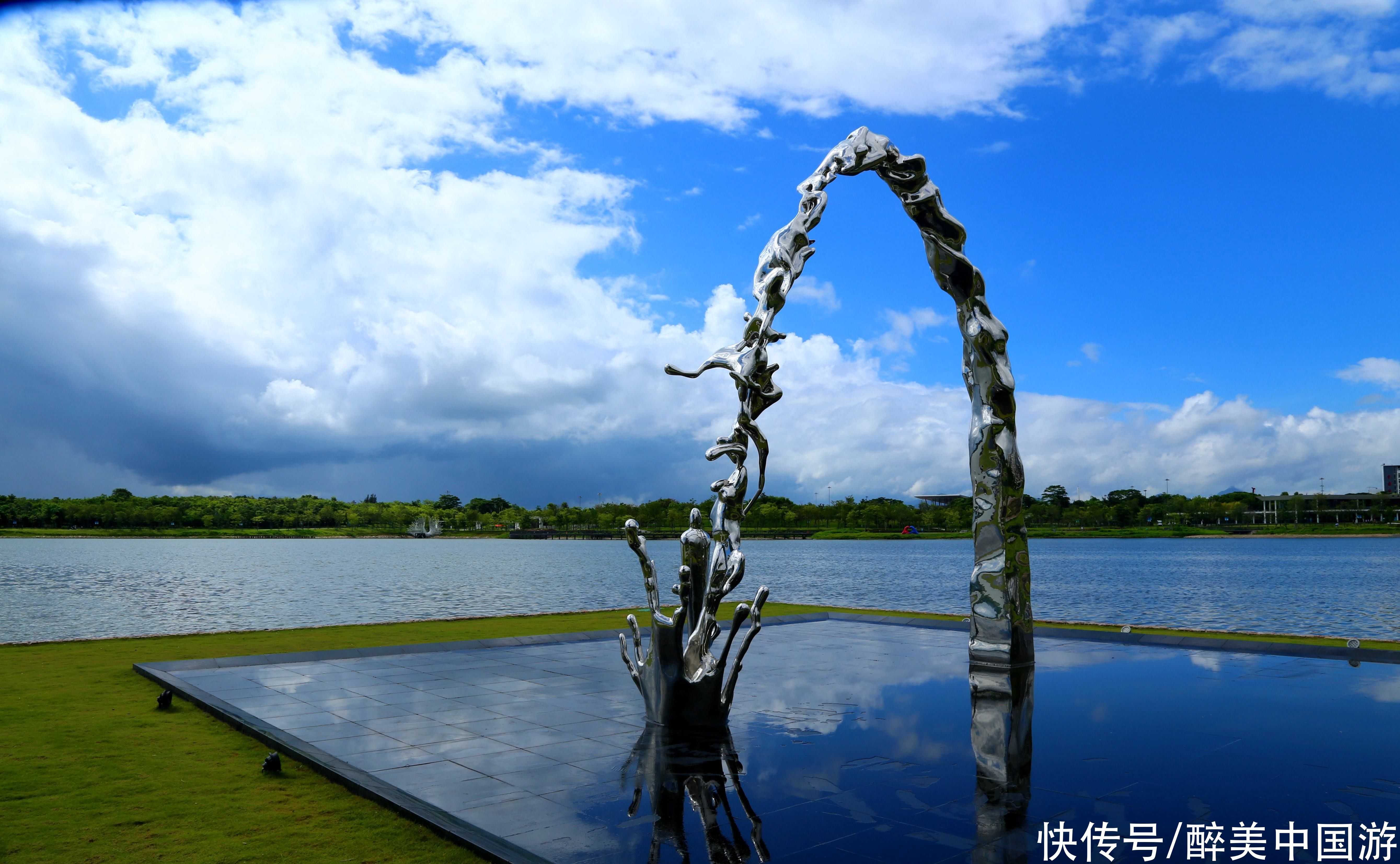 环湖|探访深圳香蜜湖，环湖慢跑，湖边垂钓，闹中取静，适合休闲放松