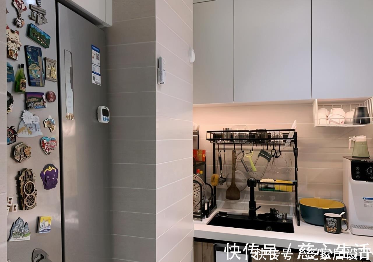 大柜|夫妻的54㎡清爽小家，阳台变阳光书房，客厅增娱乐区，布局超完美