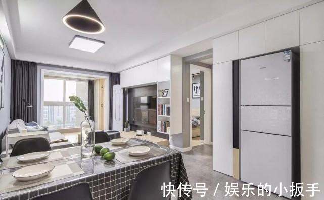 人工吊顶|75平北欧风二居室，满墙的储物柜再也不担心东西放不下