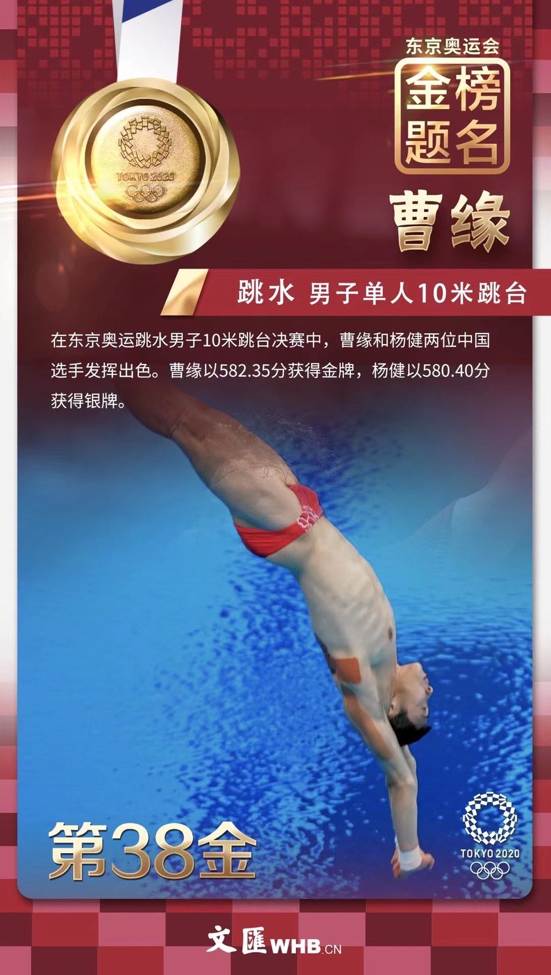 金榜题名，闪耀东京！38张文汇海报带您回顾中国军团夺冠瞬间