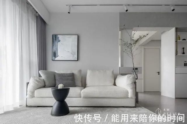 透视|76㎡小三居，经典黑白灰+飘窗榻榻米，从玄关美到卧室