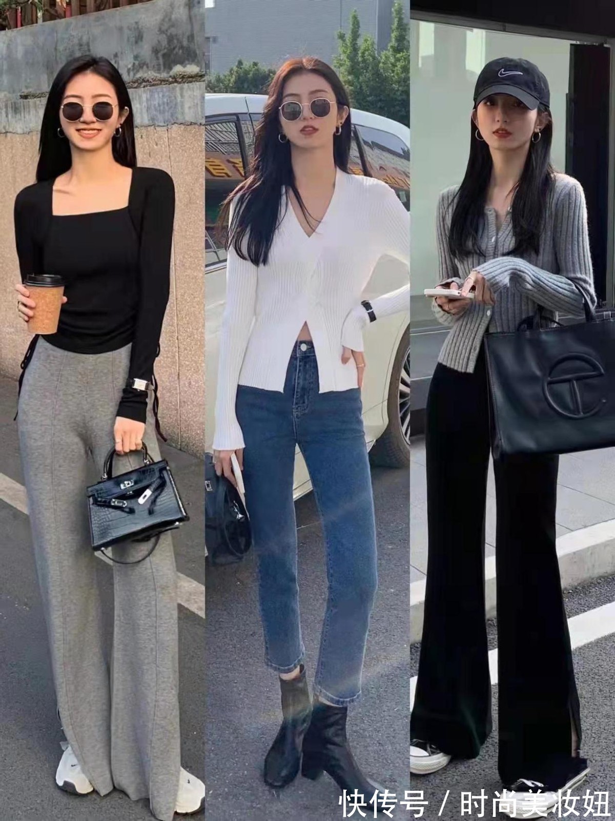 紧身裤 韩系早春这样穿太美了,每套都减龄洋气,30、40岁女人都适合