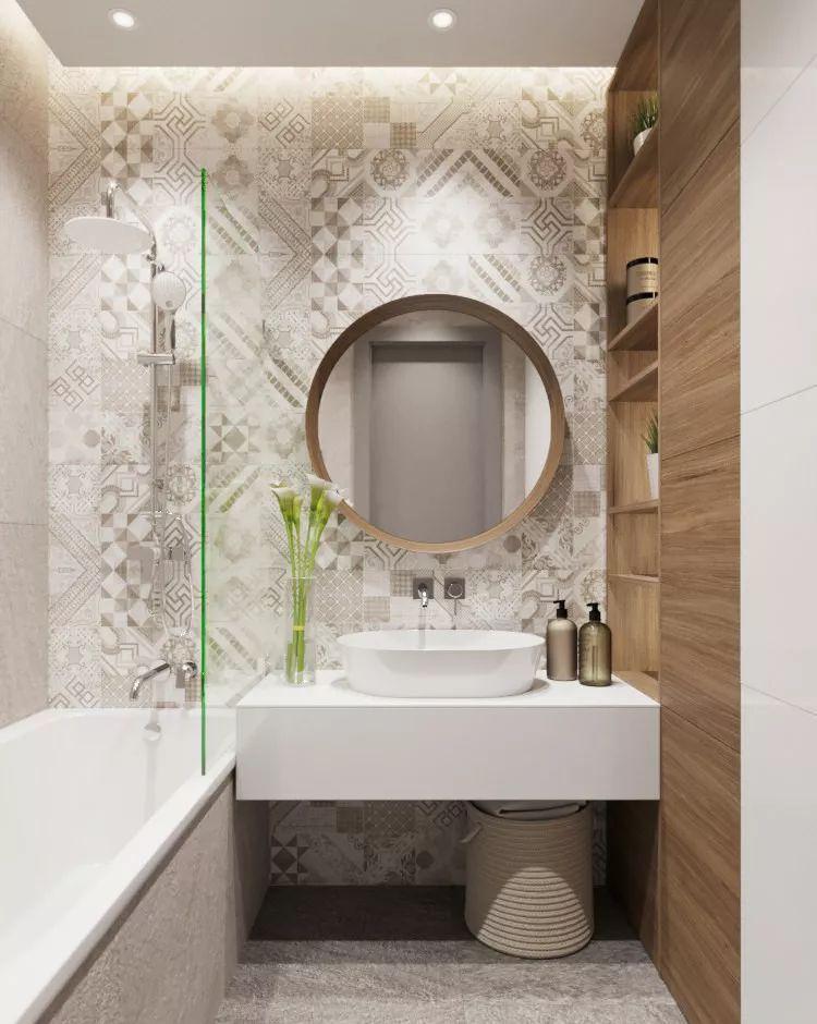 洗手盆|卫生间的10个设计原则,让小卫生间装出豪宅的大气感!