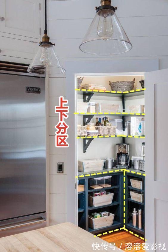 日本|日本厨房从不装吊柜,而是用1㎡步入式储藏室代替,归纳整齐省心