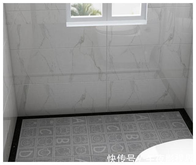 颜值|卫生间地面怎么装?这种立体瓷砖太完美,排水快防滑颜值高