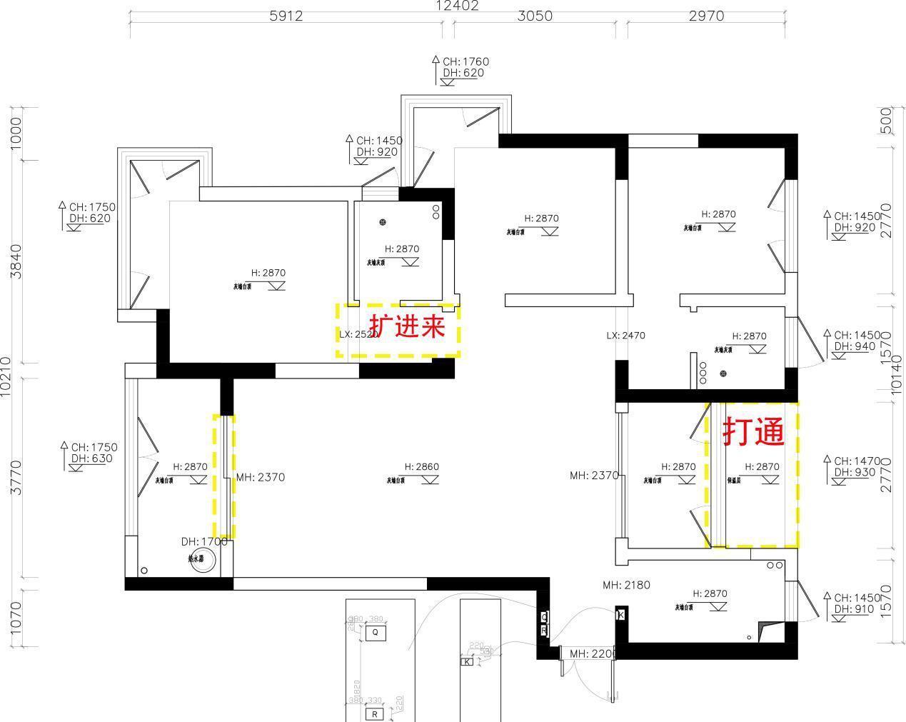毛坯房|从量房到硬装实景,用半年时间记录110㎡装修过程,终于得到认可