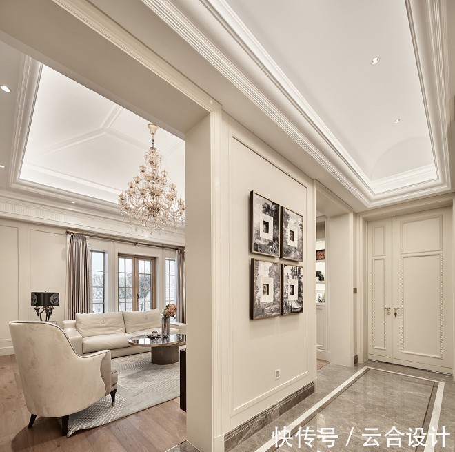 大理石|600㎡豪宅别墅,装修出来的轻奢风有多牛?