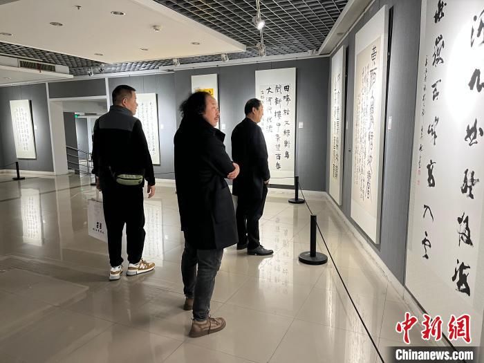 陕西省$“黄河文化主题·陕西省书法篆刻作品展”开幕