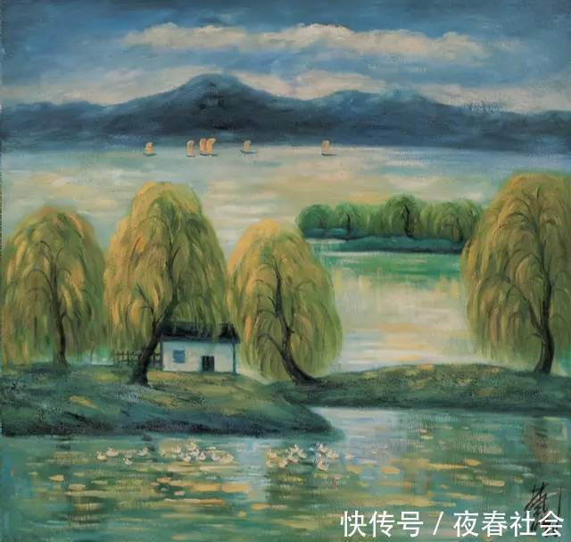 油画@林风眠：美丽是这样能够吸引人的东西！