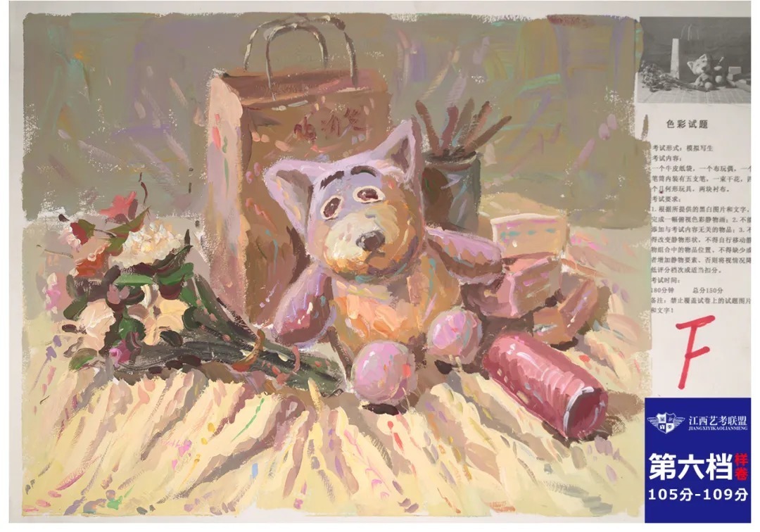 形体#不为人知的联考内幕,联考色彩静物打分标准公开了!