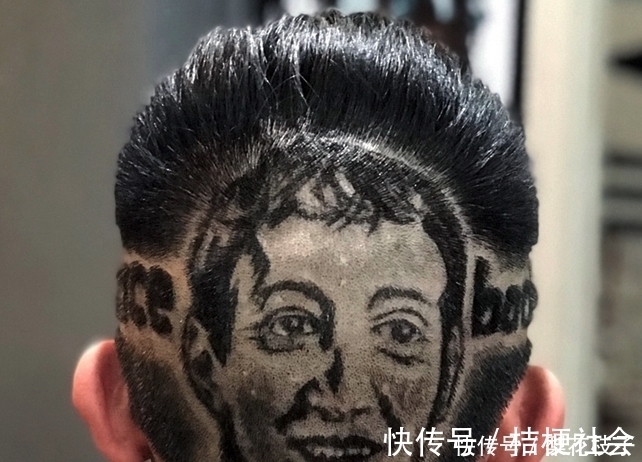 小伙|越南小伙苦练剪发10年,在顾客头上剪出“画作”,收200元值吗?