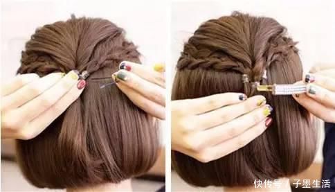 女神|谁说短发不能百变扎发？一分钟让你变女神！