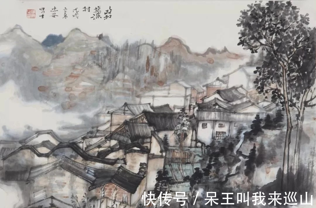 美术家协会|写生的朴拙与创作的梦幻|沈瑞安山水画
