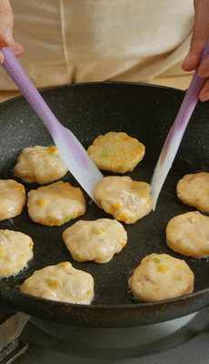 金针菇|金针菇虾饼