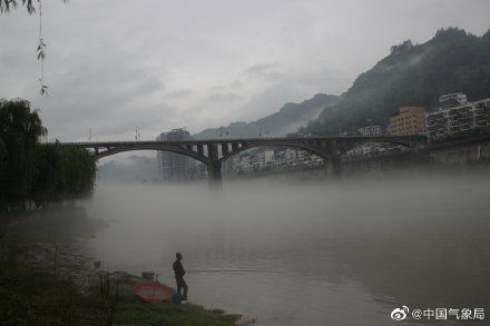 云雾|意境美！雨后乌江河云雾缭绕