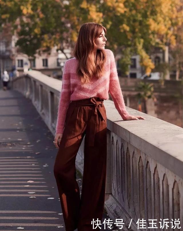 显瘦|秋冬拖地裤的正确穿搭方式,这几个技巧你一定要知道,显瘦还显高