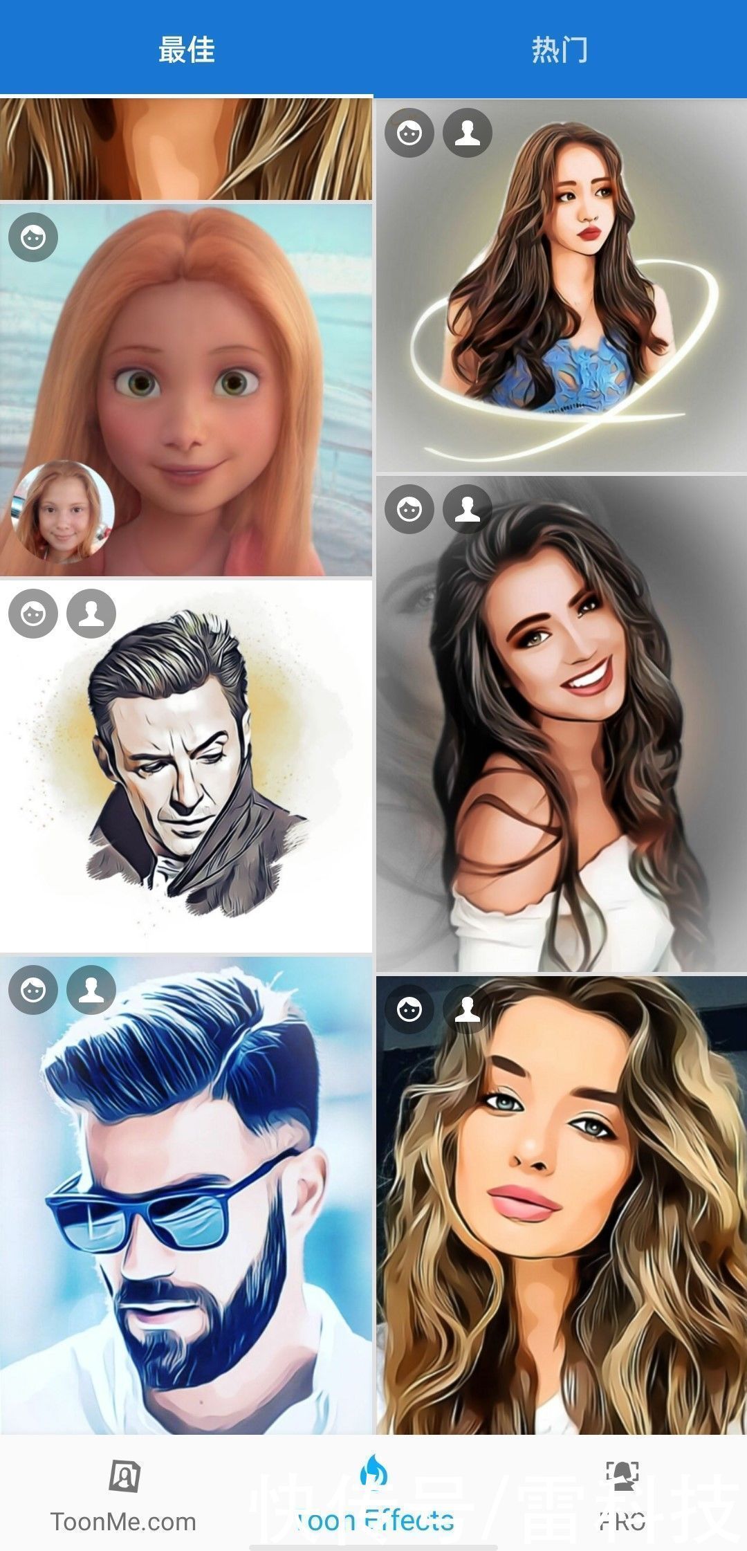 小雷|超火的微信漫画头像!照片一键变漫画,太惊艳了