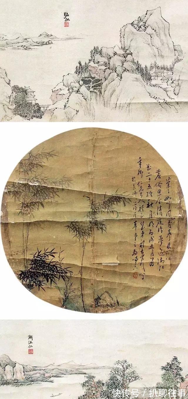 西岩松雪图@清初四大画僧笔下的意境山水,不只是养眼